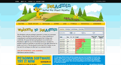 Desktop Screenshot of petadmin.com